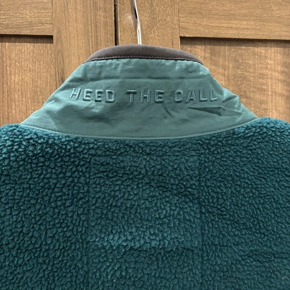 Howler Bros Chisos Fleece Jacket Sherpa Medium Teal - Picture 9 of 12